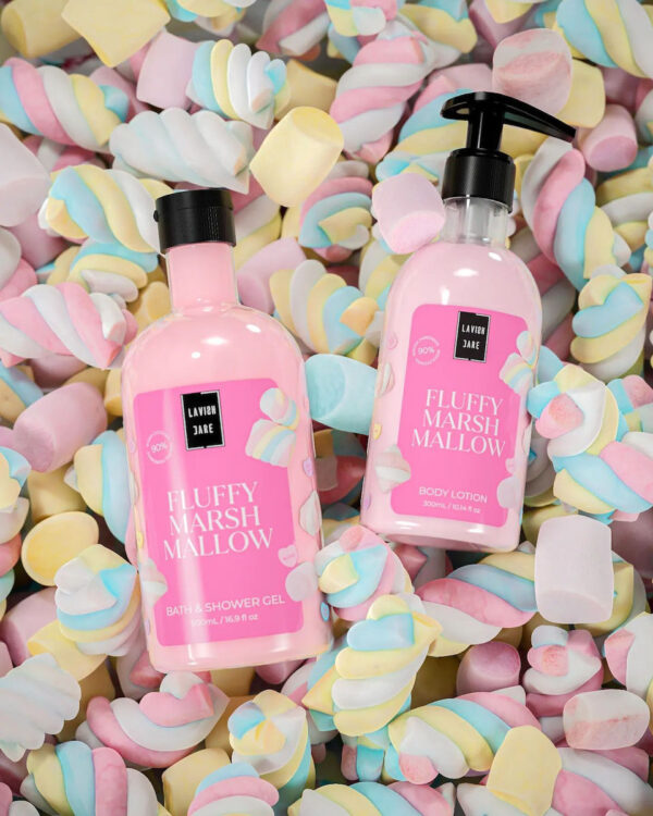 Lavish Care Body Fluffy Marsh Mallow Ενυδατική Κρέμα Σώματος 300ml - Image 2