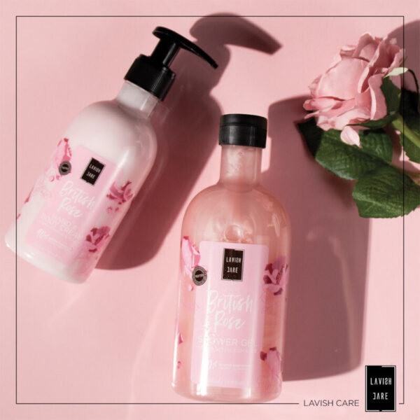 Lavish Care Hand & Body British Rose Ενυδατική Κρέμα Σώματος 300ml - Image 2