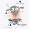 ProBaby Ewan Sheep Deluxe Beige από Ύφασμα με Λευκούς Ήχους για Νεογέννητα - Image 4