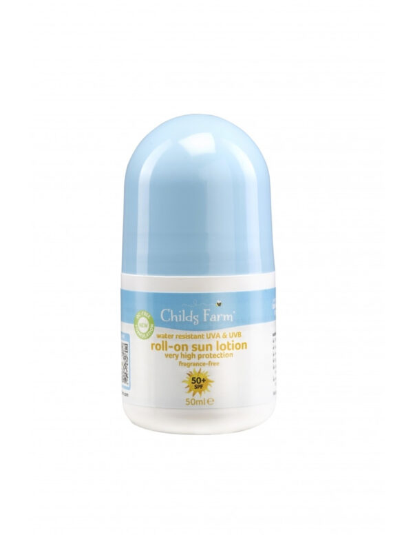 Childs Farm Roll On Αδιάβροχο Παιδικό Αντηλιακό Γαλάκτωμα SPF50 50ml CF813