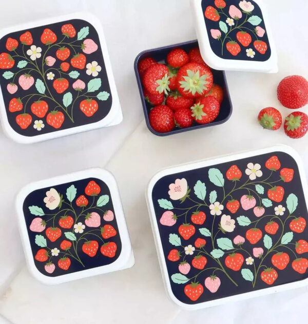 A Little Lovely Company Strawberries Πλαστικό Παιδικό Σετ Φαγητού Πολύχρωμο - Image 5