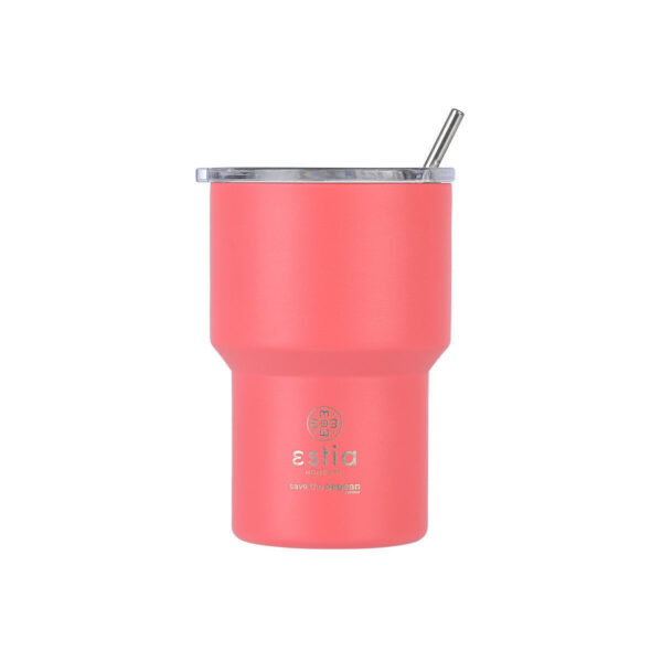Estia Mug Lite Save The Aegean Ποτήρι Θερμός Ανοξείδωτο Fusion Coral 400ml