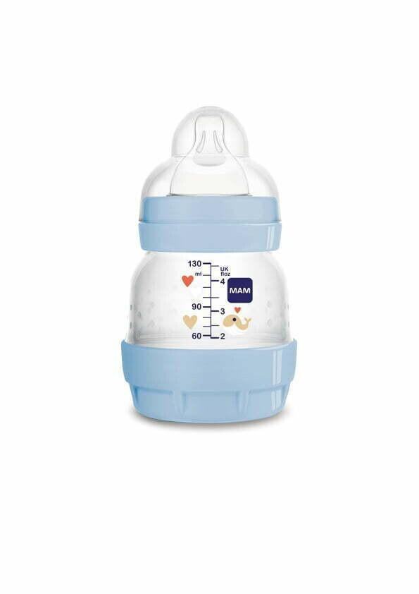 Mam Πλαστικό Μπιμπερό Easy Start Κατά των Κολικών με Θηλή Σιλικόνης 130ml για 0+ μηνών 353SB