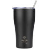 Estia Coffee Mug Save The Aegean Ποτήρι Θερμός Ανοξείδωτο Midnight Black Estia 500ml με Καλαμάκι 01-23122 - Image 2