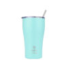 Estia Coffee Mug Save The Aegean Ανακυκλώσιμο Ποτήρι Θερμός Ανοξείδωτο BPA Free Bermuda Green 500ml με Καλαμάκι 01-23171 - Image 7