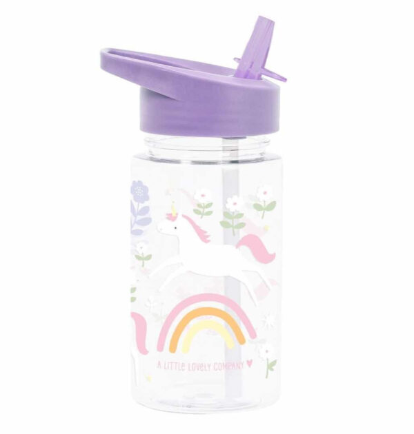 A Little Lovely Company Παιδικό Παγούρι Πλαστικό Unicorn 450ml DBUDPU86
