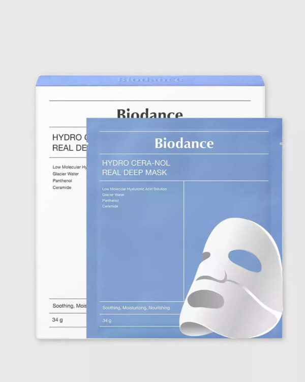 Biodance Cera-nol Real Deep Μάσκα Προσώπου για Ενυδάτωση 4τμχ 34gr