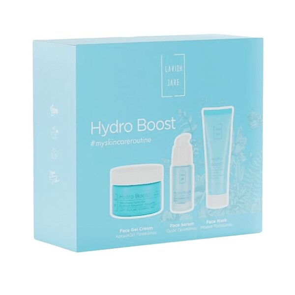Lavish Care Hydro Boost Triplet Κουτί Ενυδάτωσης Μάσκα 75ml Κρεμοτζέλ Ημέρας 50ml & Ορό 30ml