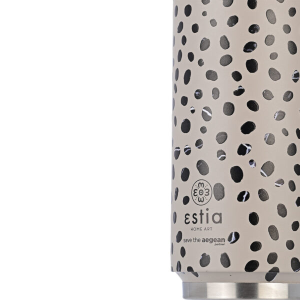Estia Travel Cup Save the Aegean Ποτήρι Θερμός Ανοξείδωτο BPA Free Καφέ 500ml - Image 6