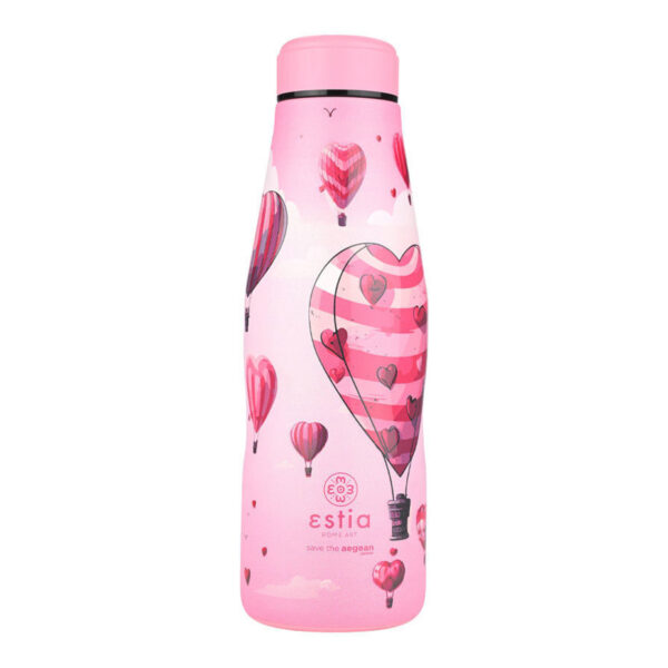 Estia Travel Flask Save the Aegean Μπουκάλι Θερμός  LOVE ASCEND 500ml