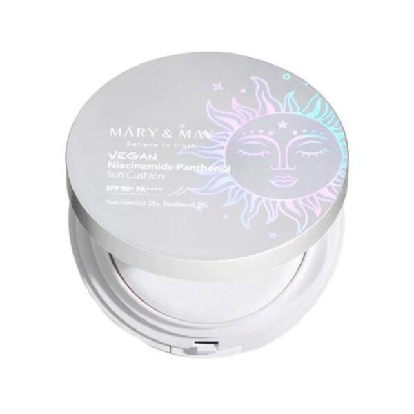 Mary&May - Vegan Niacinamide Panthenol Sun Cushion SPF50+/PA++++ - Pillow Filter Cream - 25g - Image 2