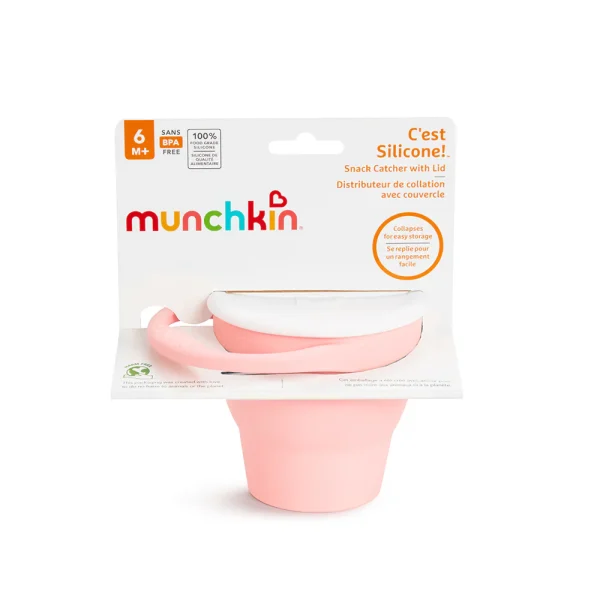 Munchkin Δοχείο Πορτοκαλί Snack από Σιλικόνη - Image 4