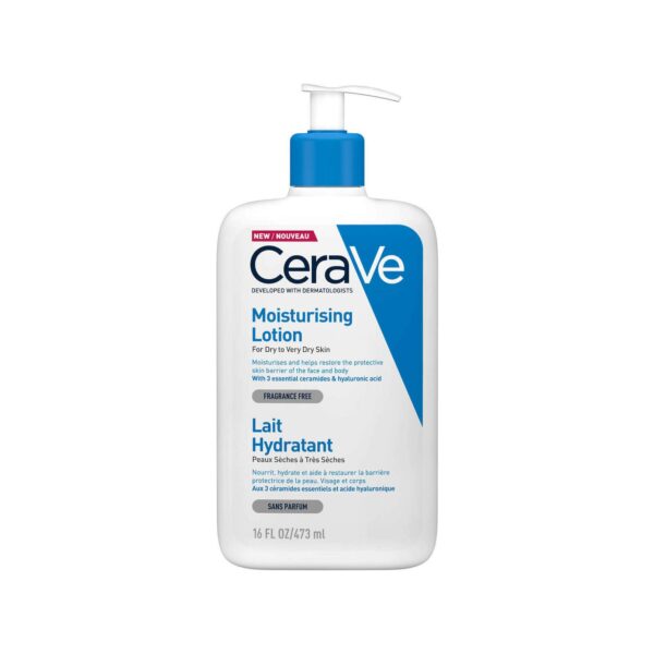 CeraVe Moisturising Ενυδατική Lotion Σώματος με Υαλουρονικό Οξύ για Ξηρές Επιδερμίδες 473ml