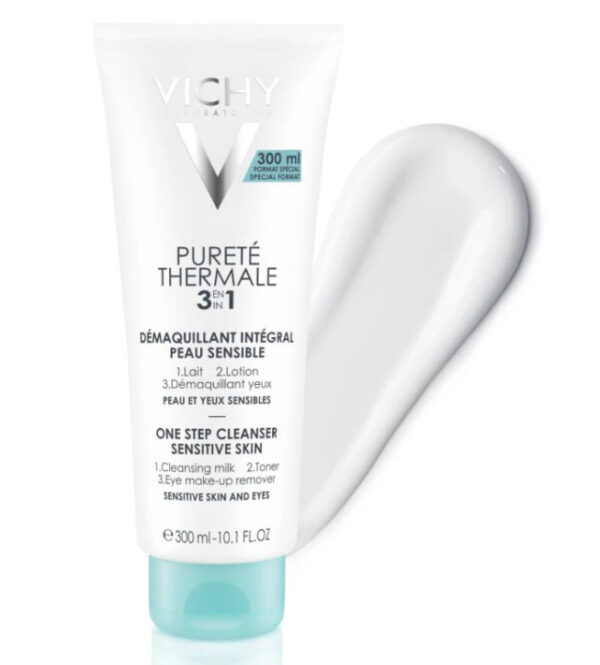 Vichy Γαλάκτωμα Ντεμακιγιάζ Purete Thermale 3 in 1 One Step Cleanser για Ευαίσθητες Επιδερμίδες 300ml - Image 2