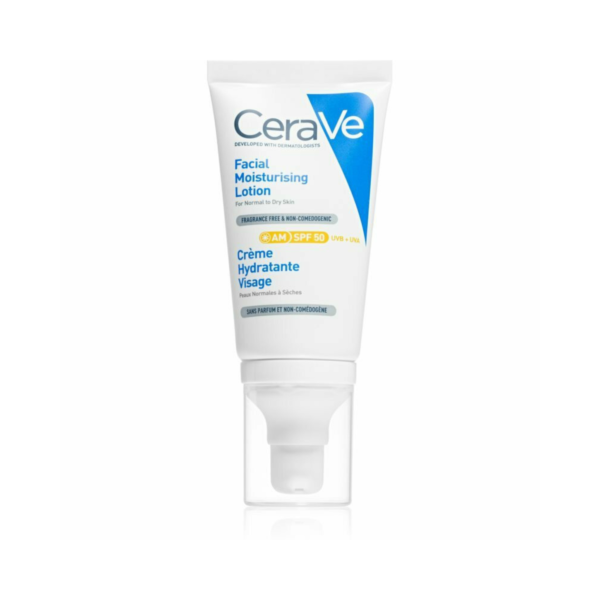 CeraVe Moisturizers Αντηλιακή Κρέμα Προσώπου SPF50 52ml