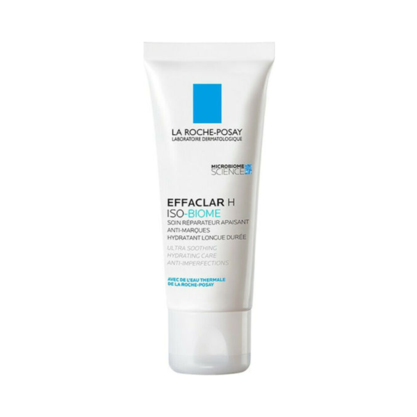 La Roche Posay Effaclar H ISO-Biome Ενυδατική & Αναπλαστική Κρέμα Προσώπου για Ξηρές/Ευαίσθητες Επιδερμίδες κατά των Ατελειών & της Ακμής 40ml