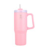 Estia Straw Tumbler XL Save The Aegean Ποτήρι Θερμός BPA Free 900ml Blossom Rose με Καλαμάκι 01-28688