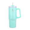 Estia Straw Tumbler XL Save The Aegean Ποτήρι Θερμός BPA Free 900ml Bermuda Green με Καλαμάκι 01-28657