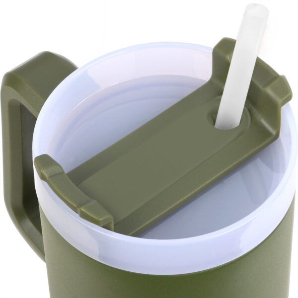 Estia Straw Tumbler XL Save The Aegean Ποτήρι Θερμός BPA Free 900ml Forest Spirit με Καλαμάκι 01-28633 - Image 3