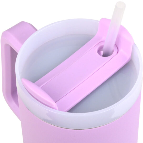 ΘΕΡΜΟΣ STRAW TUMBLER XL SAVE THE AEGEAN 900ml LAVENDER PURPLE - Image 4