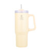 Estia Straw Tumbler XL Save The Aegean Ποτήρι Θερμός BPA Free 900ml Lily white με Καλαμάκι 01-28671