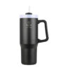 Estia Straw Tumbler XL Save The Aegean Ποτήρι Θερμός BPA Free 900ml Midnight Black με Καλαμάκι 01-28664