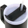 Estia Straw Tumbler XL Save The Aegean Ποτήρι Θερμός BPA Free 900ml Midnight Black με Καλαμάκι 01-28664 - Image 4