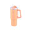 Estia Straw Tumbler XL Save The Aegean Ποτήρι Θερμός BPA Free 900ml Peach fuzz με Καλαμάκι 01-28626 - Image 3
