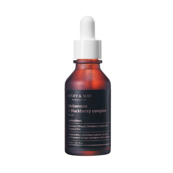Mary & May Idebenone + Blackberry Complex Serum Προσώπου για Αποτοξίνωση 30ml