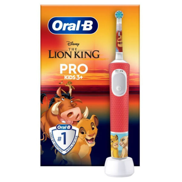 Oral-B Βασιλιάς Των Λιονταριών Ηλεκτρική Οδοντόβουρτσα για 3m+ Μαλακή κεφαλή
