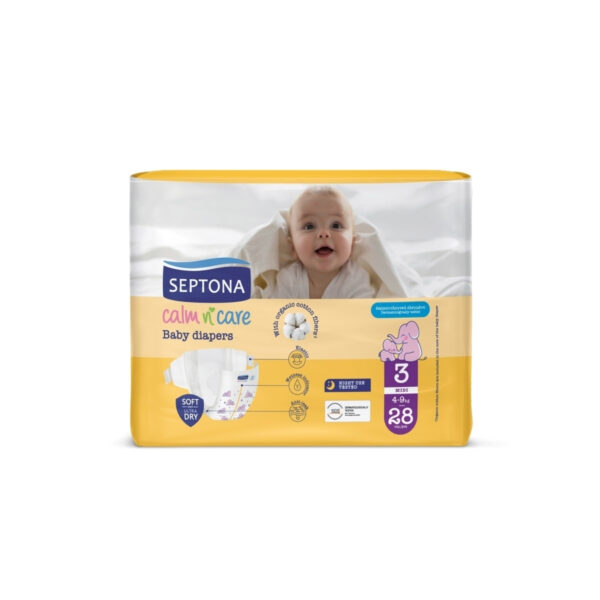 Septona Πάνες Calm N' Care Midi N.3 4-9kg 28τεμ