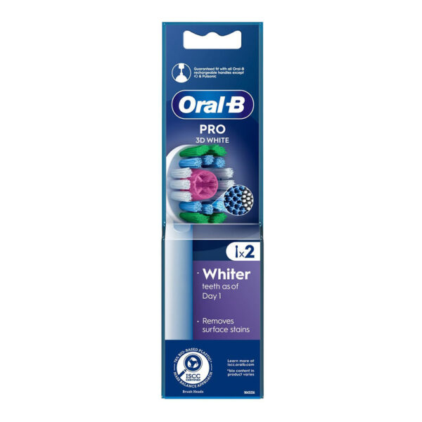 Oral-B Pro 3d Ανταλλακτικές Κεφαλές για Ηλεκτρική Οδοντόβουρτσα 2τμχ - Image 2