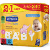 Septona Calm n' Care Chamomile Μωρομάντηλα χωρίς Οινόπνευμα & Parabens 3x80τμχ - Image 2