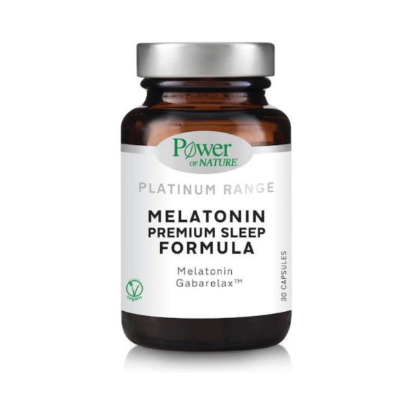 Power Of Nature Platinum Range Melatonin Premium Sleep Formula Συμπλήρωμα για τον Ύπνο 30 κάψουλες