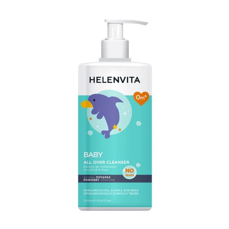 Helenvita 2 σε 1 Σαμπουάν & Αφρόλουτρο 1000ml με Αντλία