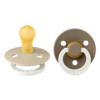 BIBS ΣΕΤ ΠΙΠΙΛΕΣ 2ΤΜΧ – COLOUR – VANILLA/DARK OAK GLOW – ΣΤΡΟΓΓΥΛΗ No2