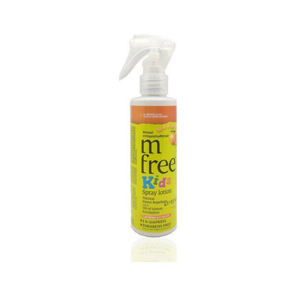 M Free Εντομοαπωθητική Λοσιόν σε Spray Mandarin Κατάλληλη για Παιδιά 125ml