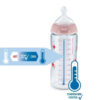 Nuk Πλαστικό Μπιμπερό First Choice Plus Temperature Control Κατά των Κολικών με Θηλή Σιλικόνης 300ml για 6-18 μηνών Γκρι Κοάλα - Image 2