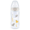 Nuk Πλαστικό Μπιμπερό First Choice Plus Temperature Control Κατά των Κολικών με Θηλή Σιλικόνης 300ml για 6-18 μηνών Γκρι Κοάλα
