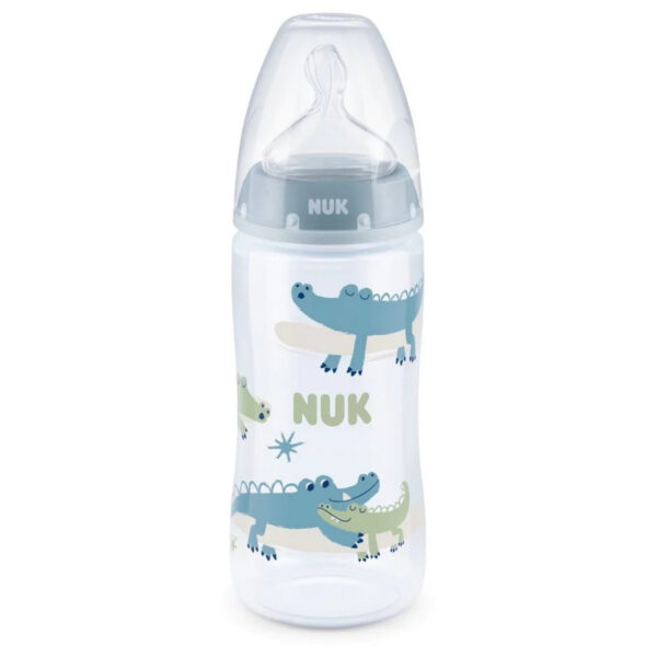 Nuk Πλαστικό Μπιμπερό First Choice Plus Κατά των Κολικών με Θηλή Σιλικόνης 360ml για 6-18 μηνών