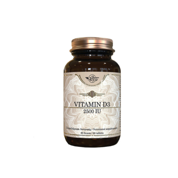 Sky Premium Life Vitamin D3 Βιταμίνη για Ανοσοποιητικό 2500iu 60 ταμπλέτες