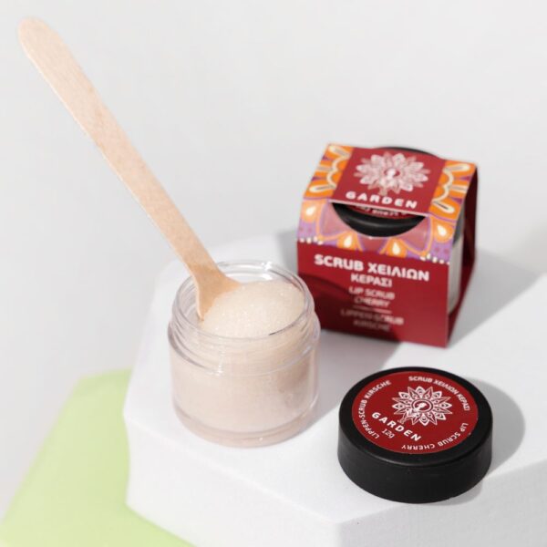 Lip Scrub με Κόκκους Ζάχαρης Κεράσι - Image 3