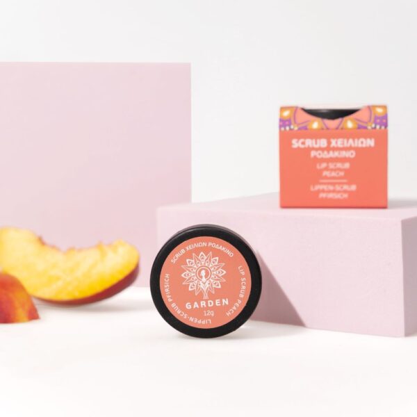 Lip Scrub με Κόκκους Ζάχαρης Ροδάκινο - Image 2