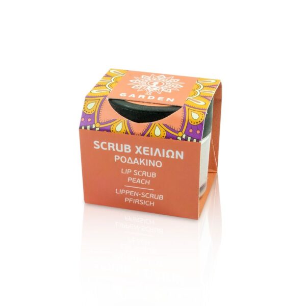 Lip Scrub με Κόκκους Ζάχαρης Ροδάκινο