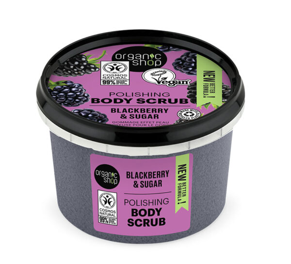 Organic ShopScrub Σώματος Λείανσης Βατόμουρο 250ml