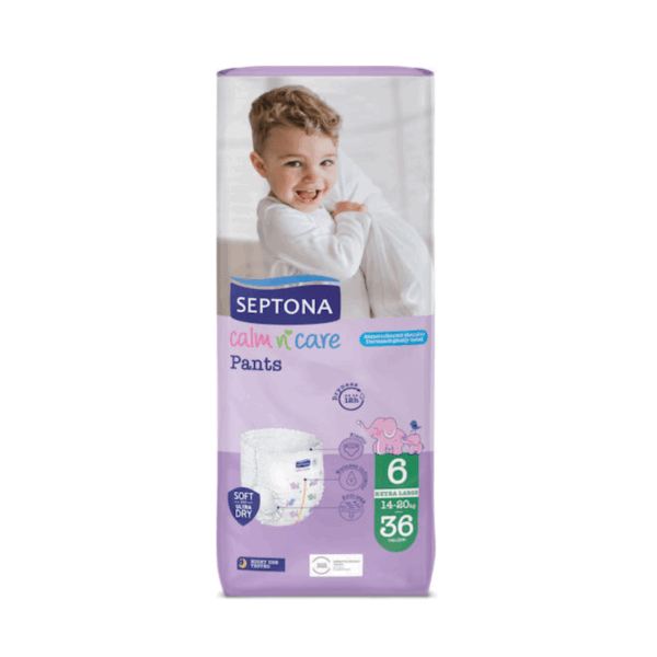Septona Πάνες Βρακάκι Calm n' Care No. 6 για 14-20kg 36τμχ