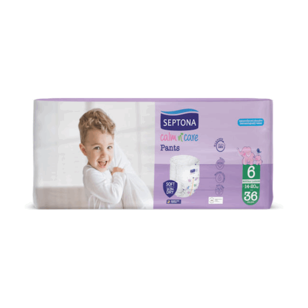 Septona Πάνες Βρακάκι Calm n' Care No. 6 για 14-20kg 36τμχ - Image 2