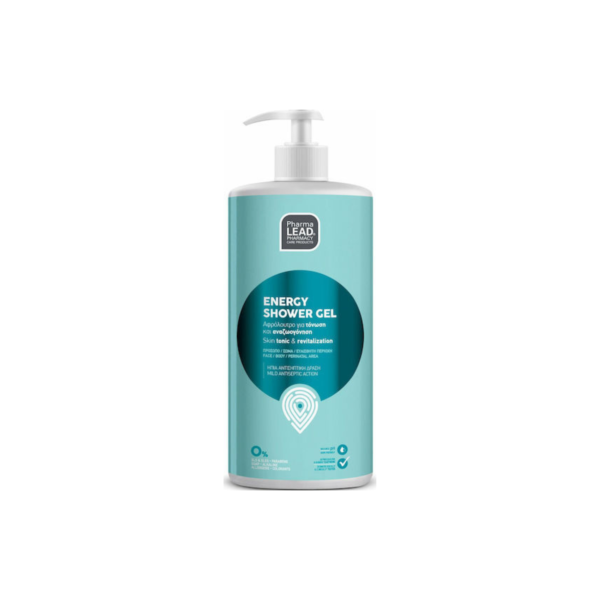 Pharmalead Energy Αφρόλουτρο σε Gel για Πρόσωπο, Ευαίσθητη Περιοχή & Σώμα 1000ml