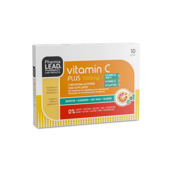 Pharmalead Vitamin C Plus Βιταμίνη για το Ανοσοποιητικό 1500mg 10 ταμπλέτες