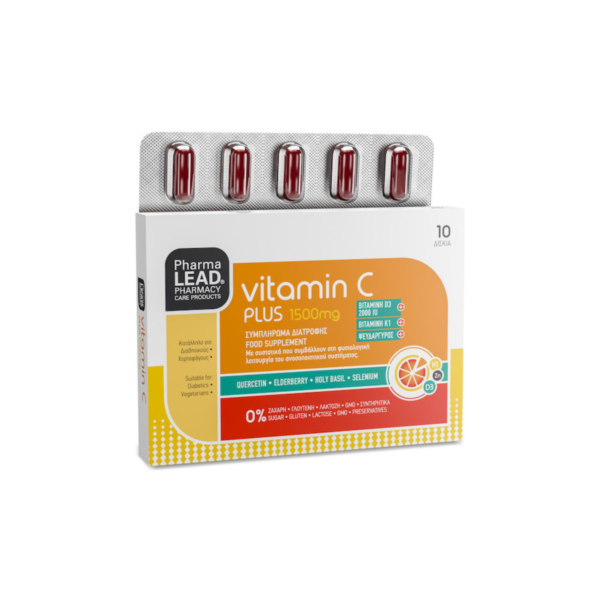 Pharmalead Vitamin C Plus Βιταμίνη για το Ανοσοποιητικό 1500mg 10 ταμπλέτες - Image 2